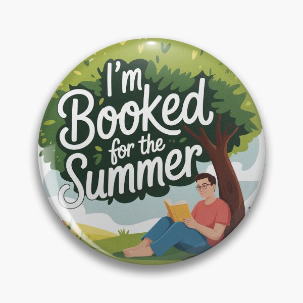 Item preview, I'm Booked For The Summer Peaceful Summer Reading Under a Tree designed and sold by PietrzakDesign.