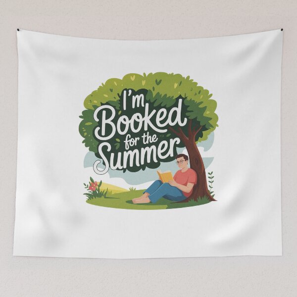 Item preview, I'm Booked For The Summer Peaceful Summer Reading Under a Tree designed and sold by PietrzakDesign.