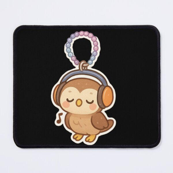 Item preview, Cute owl Kawaii keychain designed and sold by DamioPolArt.