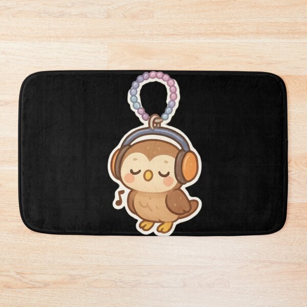 Item preview, Cute owl Kawaii keychain designed and sold by DamioPolArt.