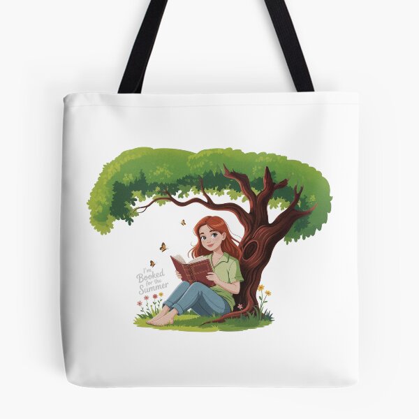 Item preview, I'm Booked For The Summer Peaceful Summer Reading Under a Tree designed and sold by PietrzakDesign.