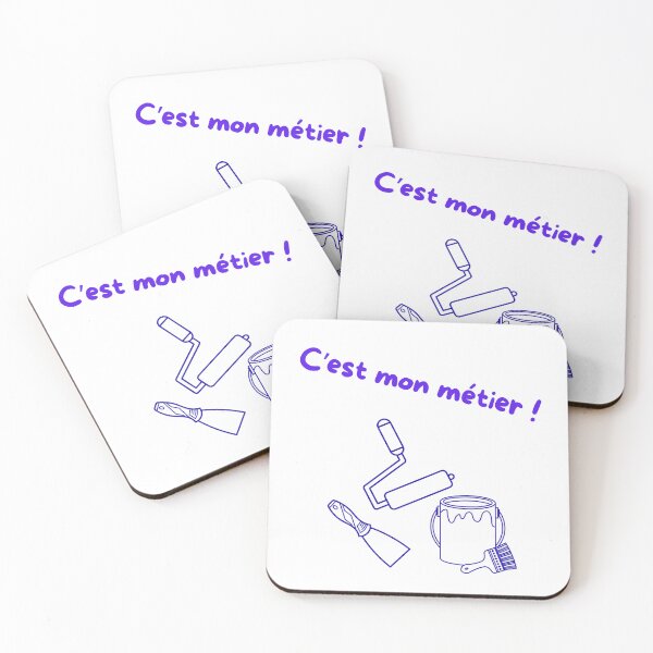 Aperçu de l'œuvre Design métier de la vie avec le slogan : c'est mon métier créée et vendue par Design Shop.