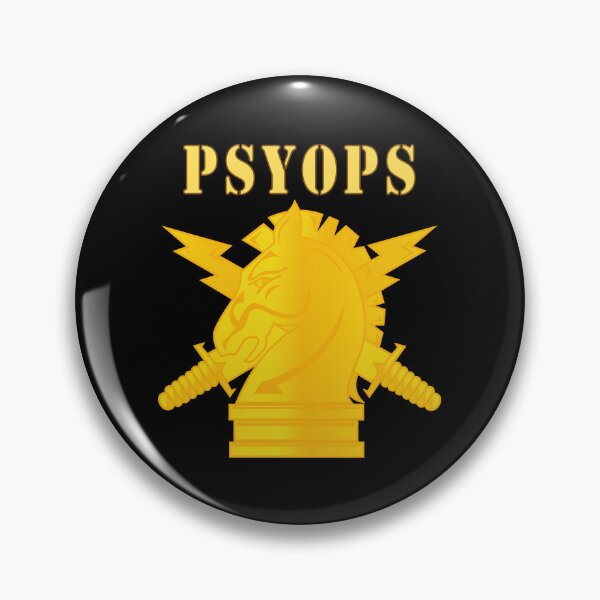 Item preview, Army - PSYOPS w Branch Insignia - Line X 300 designed and sold by Military Insignia Products.