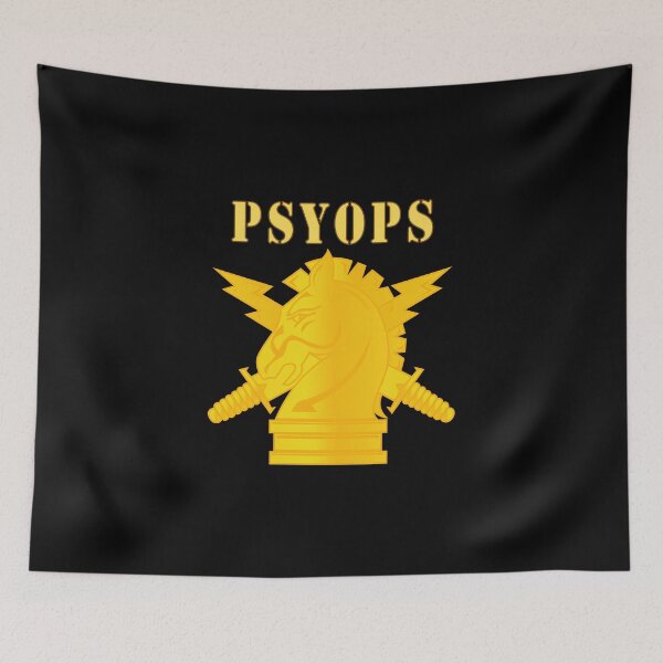 Item preview, Army - PSYOPS w Branch Insignia - Line X 300 designed and sold by Military Insignia Products.