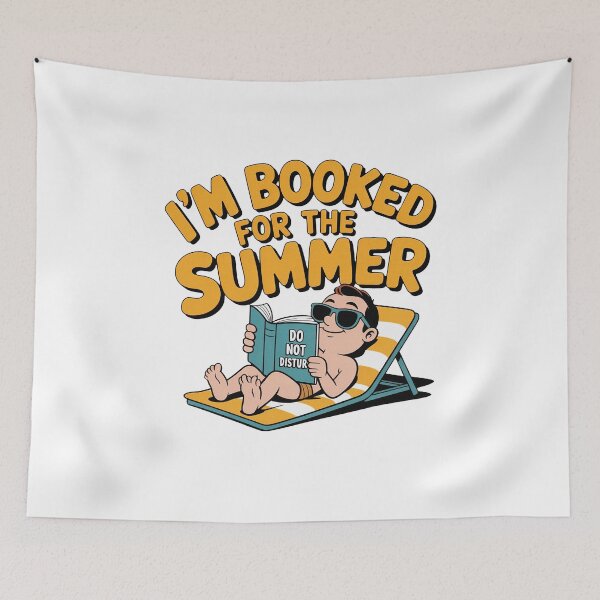 Item preview, I'm Booked For The Summer Do Not Disturb Book On Vacation designed and sold by PietrzakDesign.