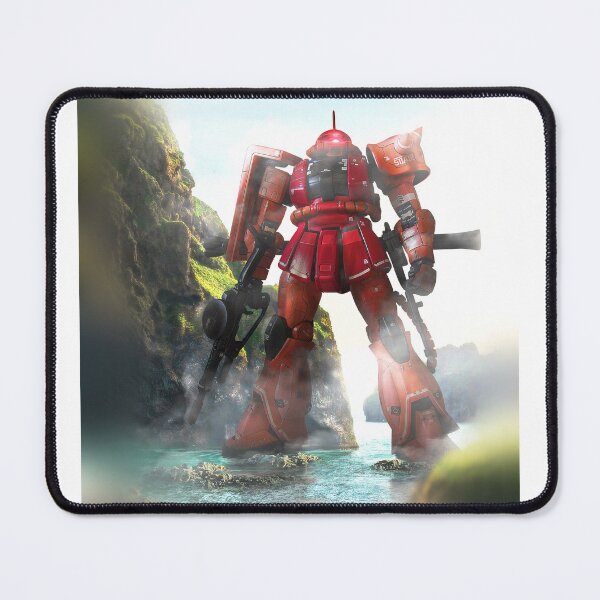 Item preview, ZAKU GUNDAM RED COMET art designed and sold by sabartgunpla.