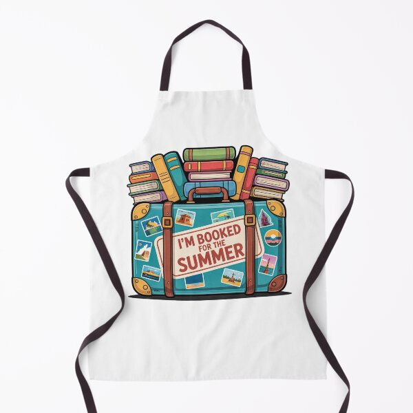 Item preview, I'm Booked For The Summer Travel Suitcase Full of Books designed and sold by PietrzakDesign.