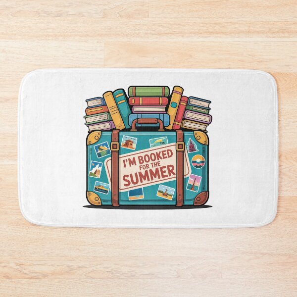 Item preview,  I'm Booked For The Summer Travel Suitcase Full of Books designed and sold by PietrzakDesign.