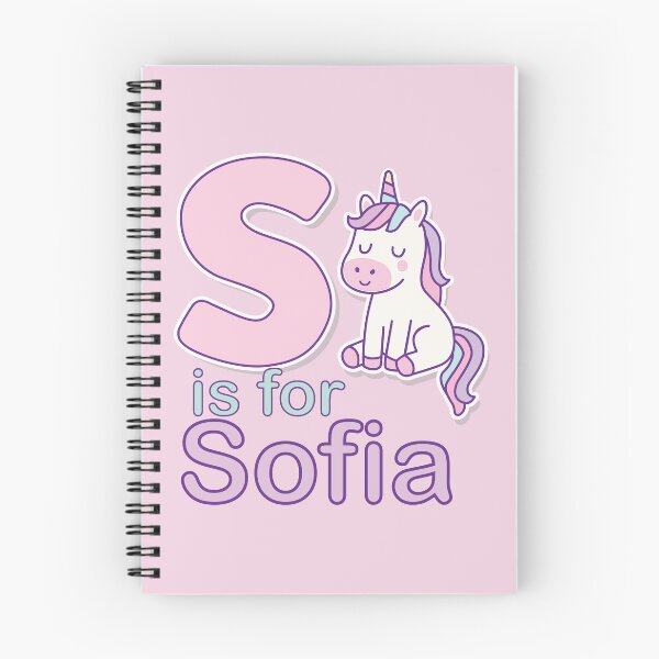 Item preview, S is for Sophia – Cute Unicorn Alphabet Poster for Kids designed and sold by FilizDesigner.
