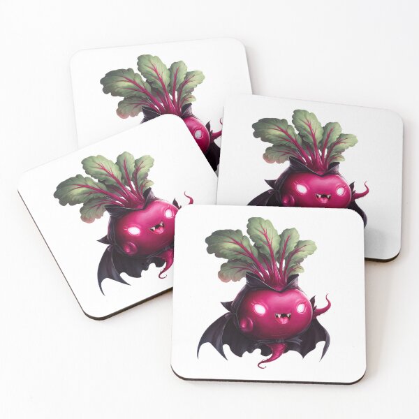 Item preview, Vampire Beet Kawaii Monster Cartoon Design designed and sold by Anastasiia Yurevych.