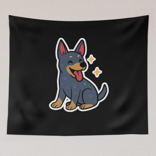 Item preview, Cattle Dog Cute Australian Blue Heeler designed and sold by Lunari Prints.