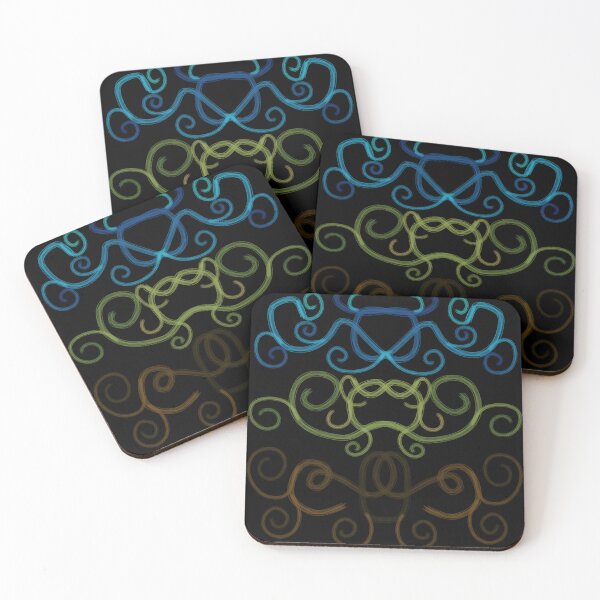 Item preview, Knotted Stripes on Black designed and sold by JaygiesDesign.