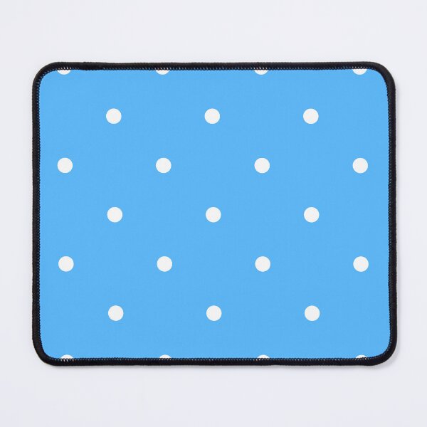 Item preview, Bright Blue Polka Dot Pattern – White Dots on Vibrant Light Blue designed and sold by EmeraldeaArt.