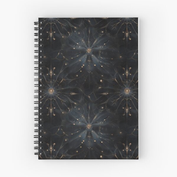 Item preview, Dark Floral Fractal – Mystical Abstract Bloom Design designed and sold by myprintedgems.