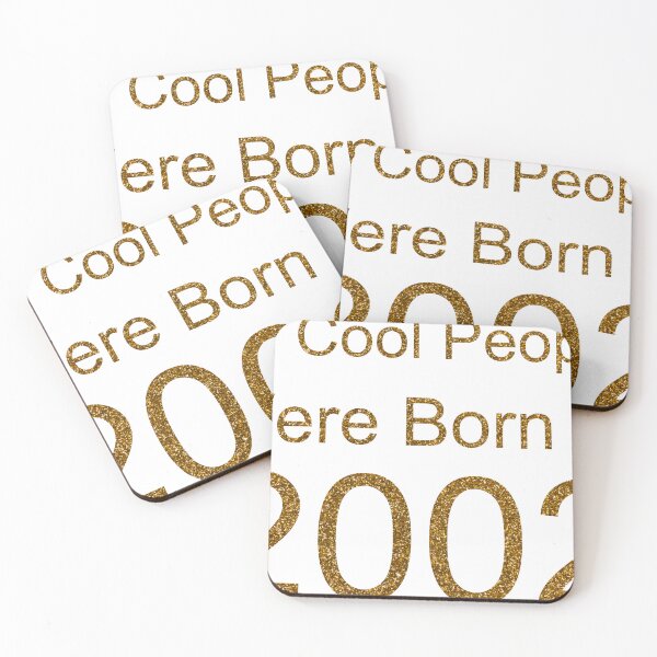 Item preview, ALL COOL PEOPLE WERE BORN IN 2002 SEQUIN designed and sold by TheIconSmith.
