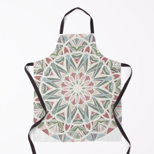 Item preview, Boho Mandala Geometric Pattern – Retro Abstract Pastel Seamless Design designed and sold by demirkanad.