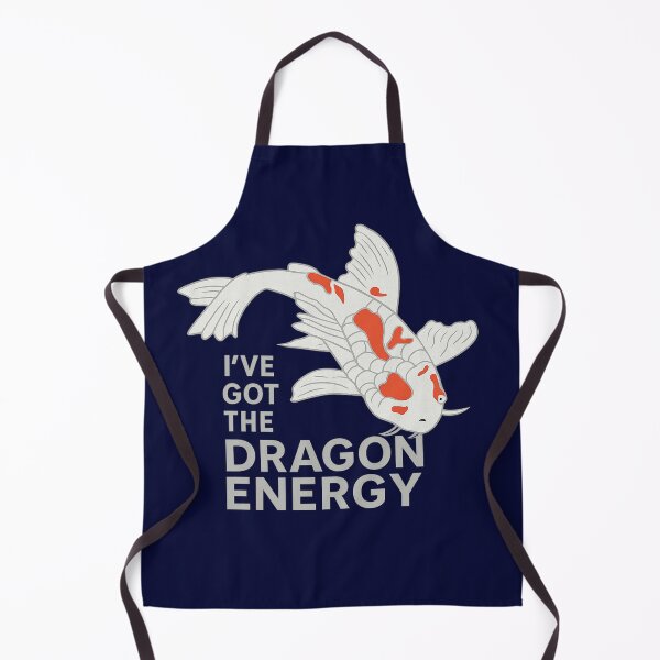 Item preview, Koi Fish Dragon Energy Sticker designed and sold by Madeline Binder Art & Design.