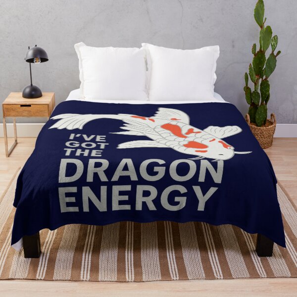 Item preview, Koi Fish Dragon Energy Sticker designed and sold by Madeline Binder Art & Design.