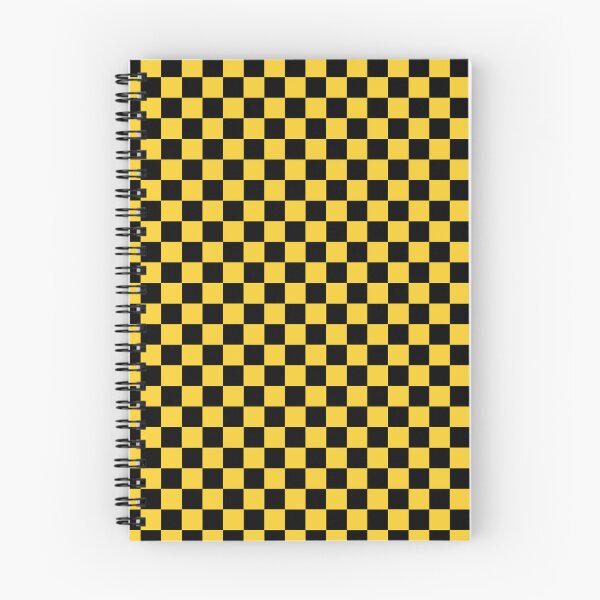 Item preview, Black and Yellow Checkered – Bold Racing-Inspired Pattern designed and sold by EmeraldeaArt.