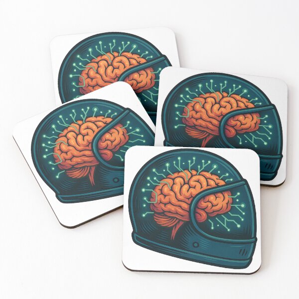 Item preview, Brain Tech Fusion: Futuristic Helmet designed and sold by Papurica.