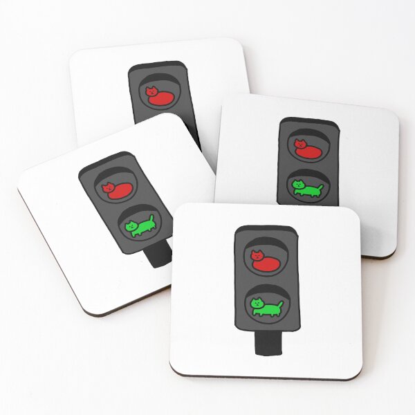 Item preview, two Cats in the traffic lights designed and sold by superbaechoo.