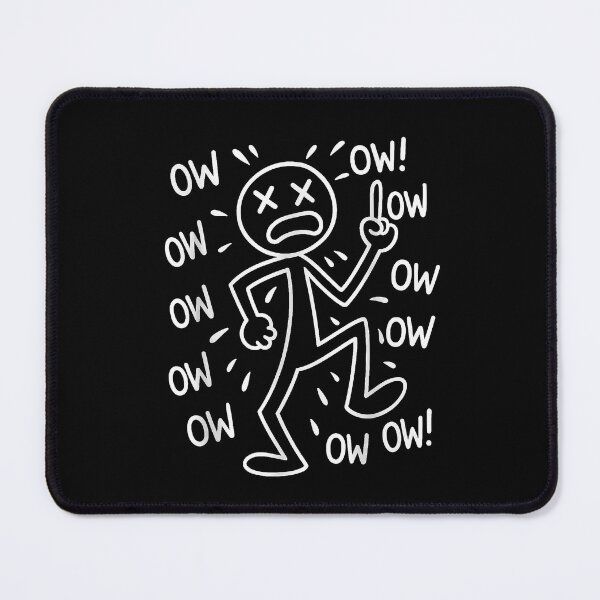 Item preview, Ow Ow Ow Comedy Stick Character Funny Chronic Pain designed and sold by gear-posters.
