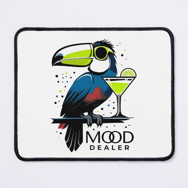 Item preview, Mood Dealer, Cool and Funny Toucan with Cocktail designed and sold by QuirkySpark.