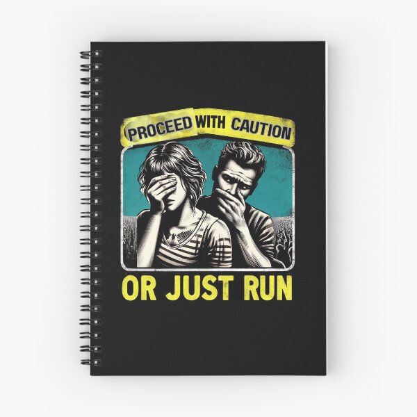 Item preview, Proceed with Caution or Just Run designed and sold by LLdreams.