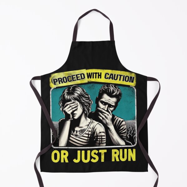 Item preview, Proceed with Caution or Just Run designed and sold by LLdreams.