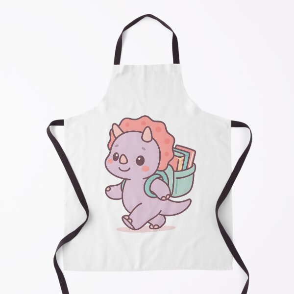 Item preview, dinosaur with Book Triceratops Carrying Books designed and sold by Uglyandcute.
