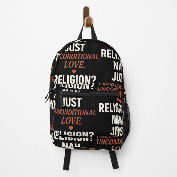Item preview, Religion? Nah. Just Unconditional Love – Peaceful Statement T-Shirt designed and sold by TeeTimeTreasure.