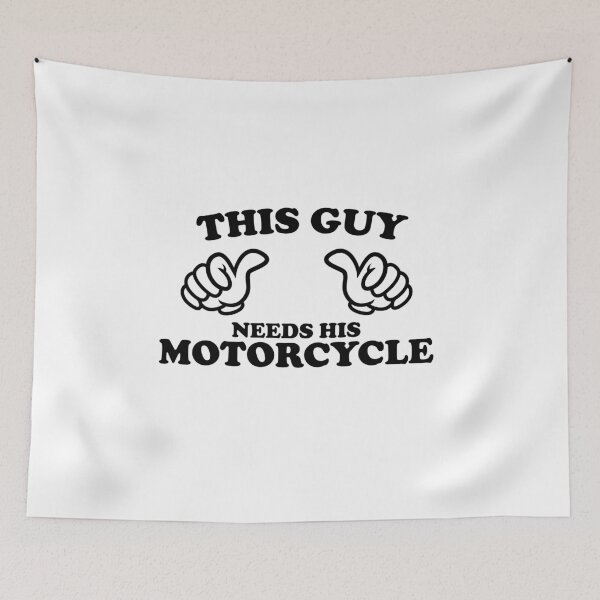 Item preview, THIS GUY NEEDS HIS MOTORCYCLE designed and sold by shitpostee.