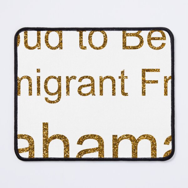 Item preview, PROUD TO BE AN IMMIGRANT FROM BAHAMAS SEQUIN designed and sold by TheIconSmith.
