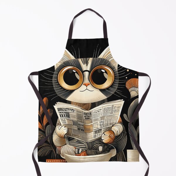 Item preview, Devon Rex Cat Reads Morning News Cozy Bathroom designed and sold by Williamhallano.
