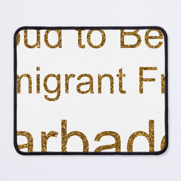 Item preview, PROUD TO BE AN IMMIGRANT FROM BARBADOS SEQUIN designed and sold by TheIconSmith.