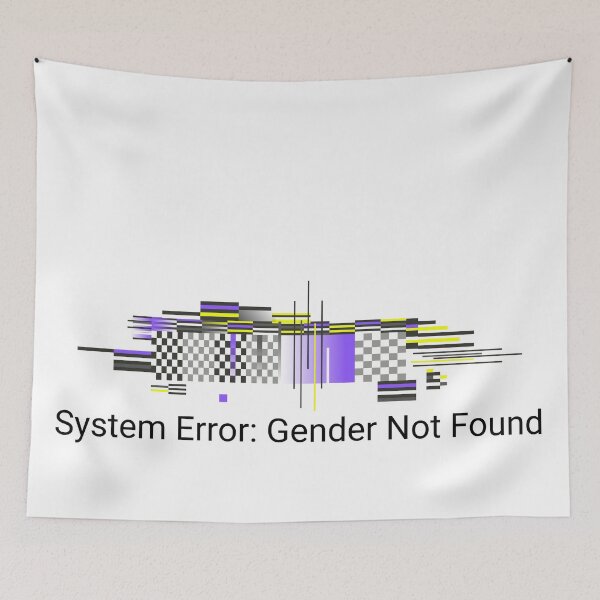 Item preview, they/them non-binary genderfck designed and sold by byemihai.