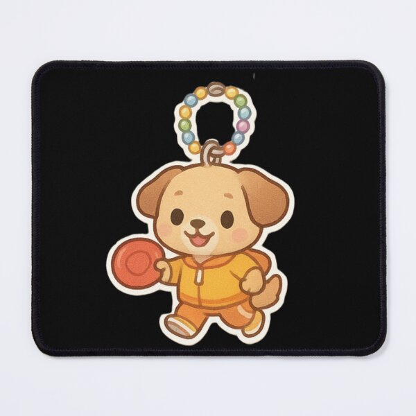 Item preview, Sporty Puppy Kawaii keychain designed and sold by DamioPolArt.