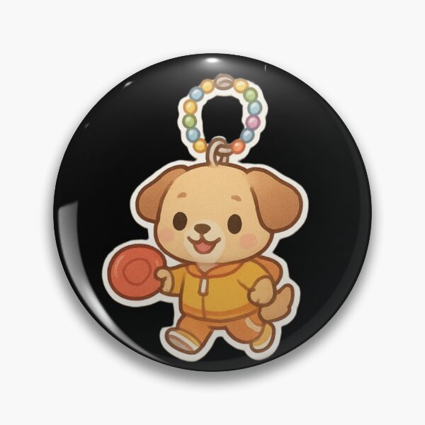 Item preview, Sporty Puppy Kawaii keychain designed and sold by DamioPolArt.