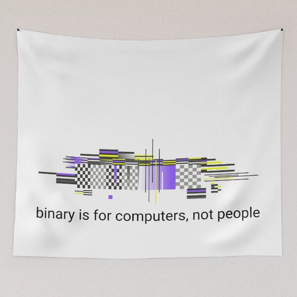 Item preview, they/them non-binary genderfck computers designed and sold by byemihai.