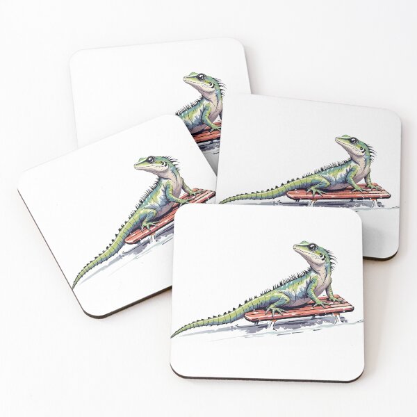 Item preview, A lizard pulling a sled designed and sold by DOG DESIGN.