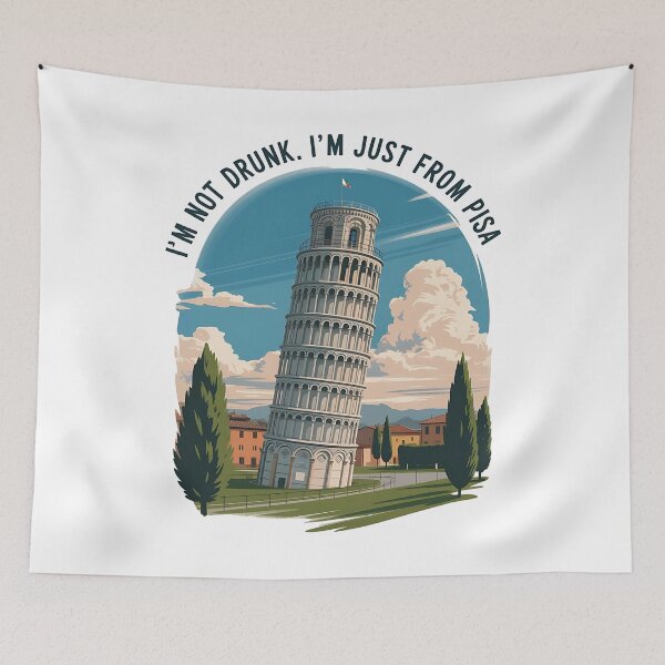 Item preview, I'm just from Pisa - The Italy spirit - Simply Italy - The home of Italy - Long live Italy - Funky Italy - The joy of Italy designed and sold by JansenGS.