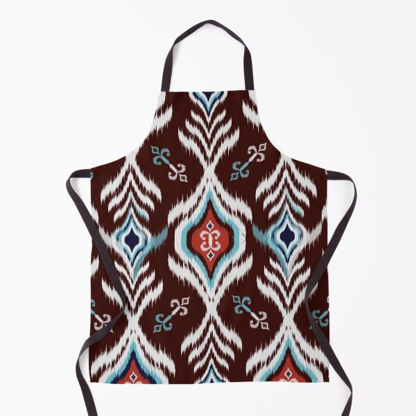 Item preview, Traditional Abstract geometric Ikat pattern seamless designed and sold by Aesthetic shapes design.
