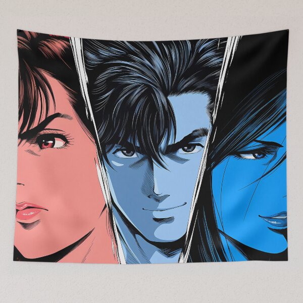 Item preview, Kaori & Ryo & Saeko - 1 designed and sold by Infinite-Aspire.