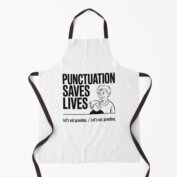 Item preview, Punctuation Saves Lives designed and sold by Mateusz Majcherek.