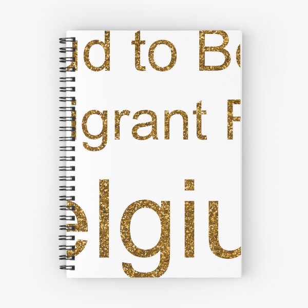Item preview, PROUD TO BE AN IMMIGRANT FROM BELGIUM SEQUIN designed and sold by TheIconSmith.