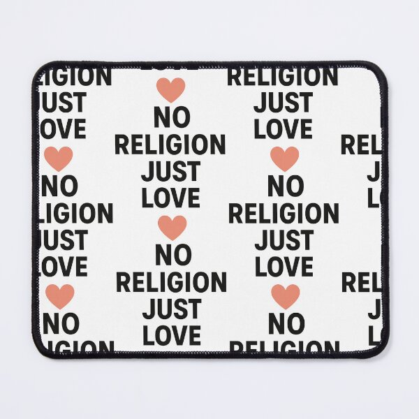 Item preview, No Religion Just Love – Minimalist Spiritual T-Shirt designed and sold by TeeTimeTreasure.