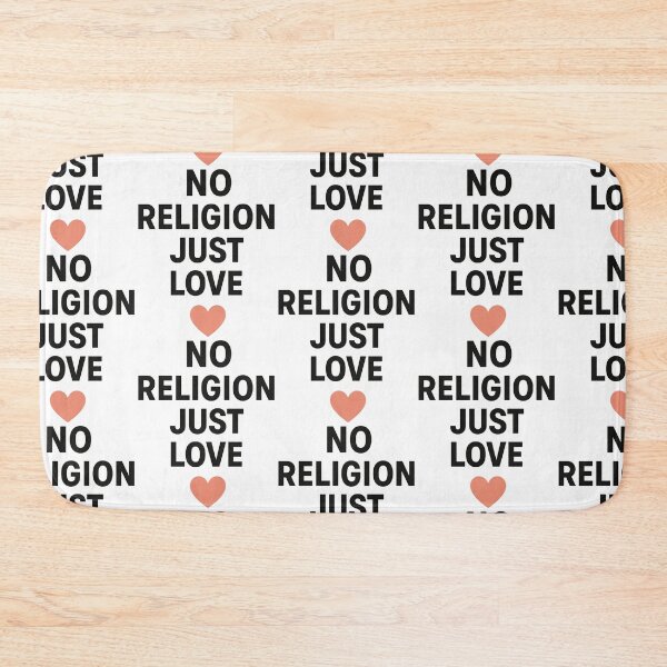 Item preview, No Religion Just Love – Minimalist Spiritual T-Shirt designed and sold by TeeTimeTreasure.