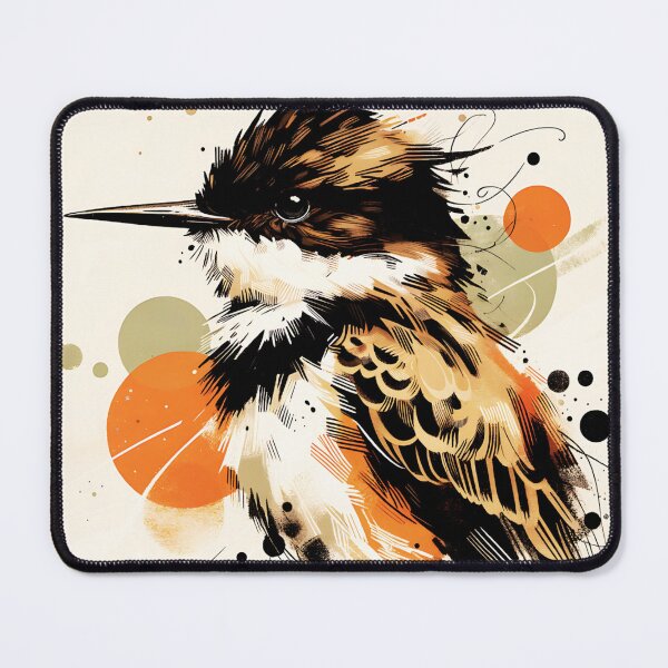 Item preview, Abstract Eastern Phoebe Bird Portrait designed and sold by TheAnimalZ00.