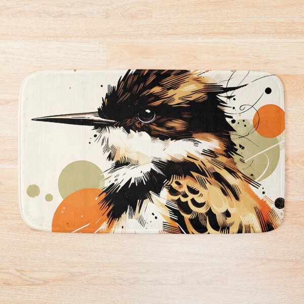 Item preview, Abstract Eastern Phoebe Bird Portrait designed and sold by TheAnimalZ00.