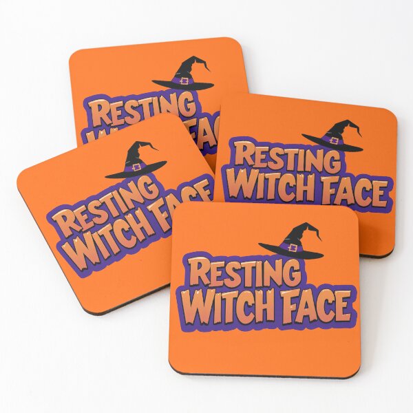 Item preview, Resting Witch Face Halloween designed and sold by MoonMonkeyNbear.